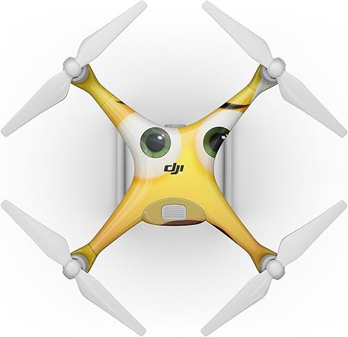 DesignSkinz - Compatible con Drone DJI Phantom 4 - Vinilo protector resistente a los arañazos - Emoticonos desgarrados y tristes
