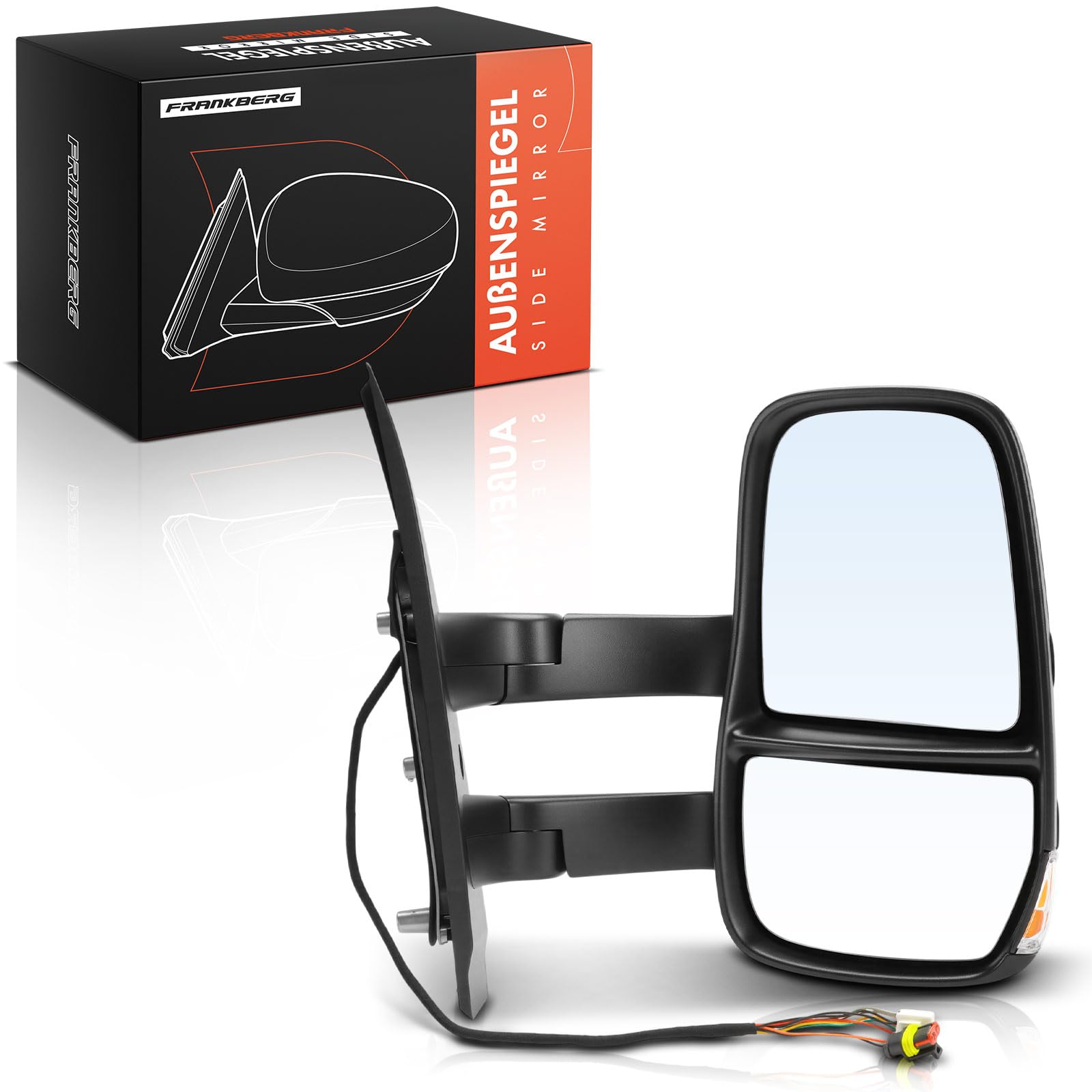 Frankberg Espejo retrovisor exterior derecho convexo calefactable.
