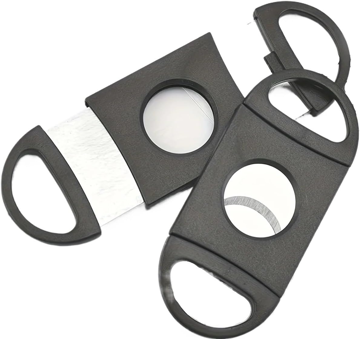 Cigar Cutter Stainless Steel Dual Ring Guillotine Manual Pocket Preparation Tool Handheld Gadget