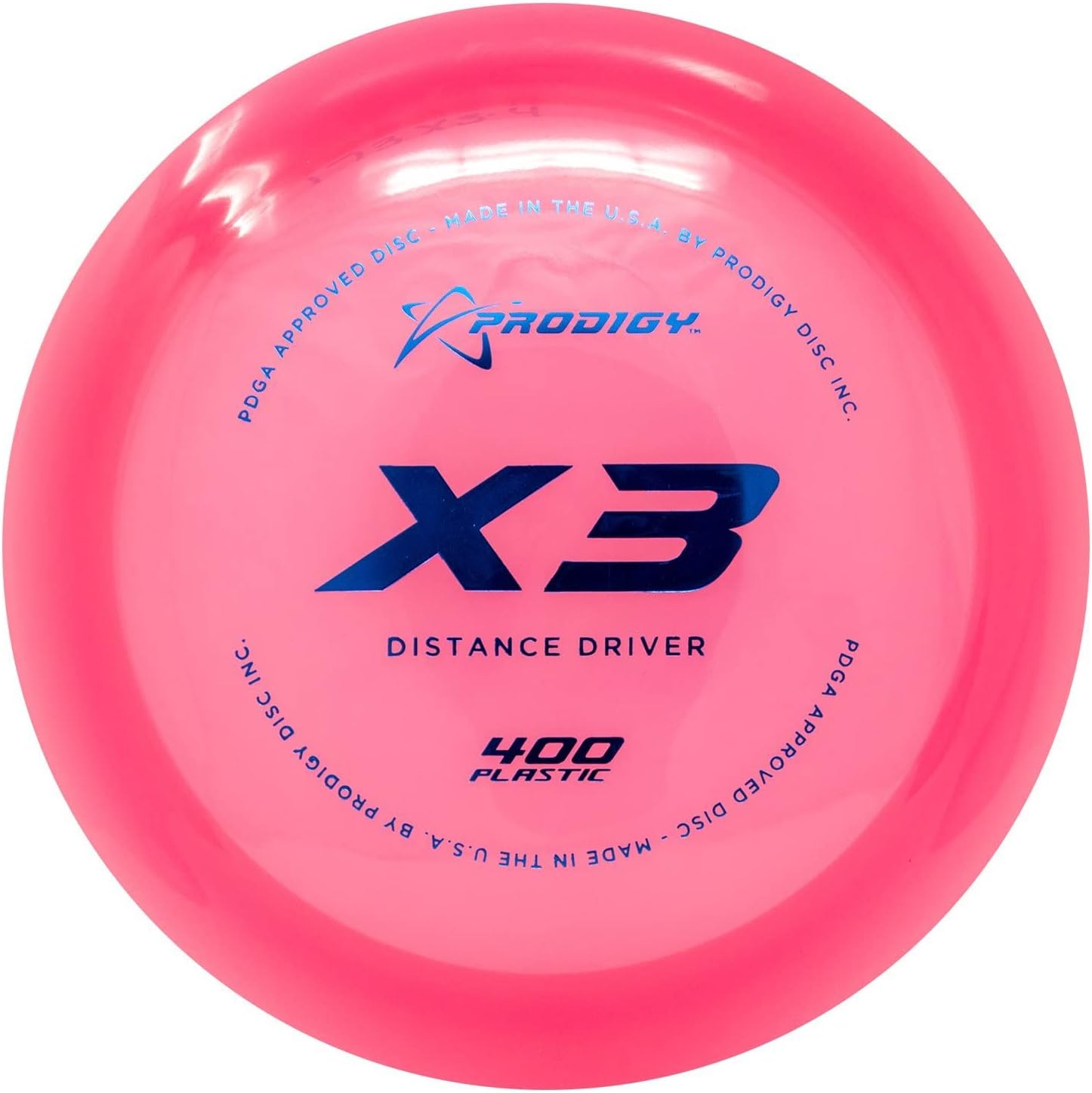 Prodigy Disc 400 X3 | Fast Disc Golf Driver | Overstable Flight for Long Drives | Premium 400 Plastic | Alternative to Destroyer Disc Golf Driver | Colors May Vary
