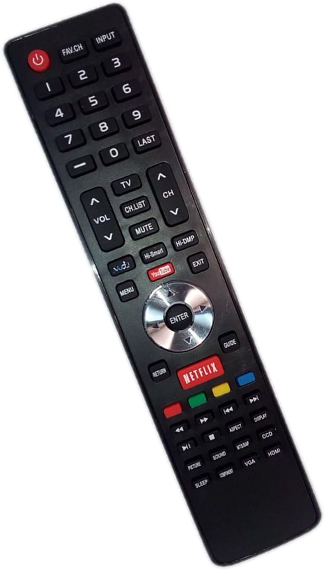 Replaced Remote Control Compatible for Hisense 40H3 46K360MN 50K22DG LTDN50K23DGUS LTDN55K20DGUS LED LCD HDTV TV