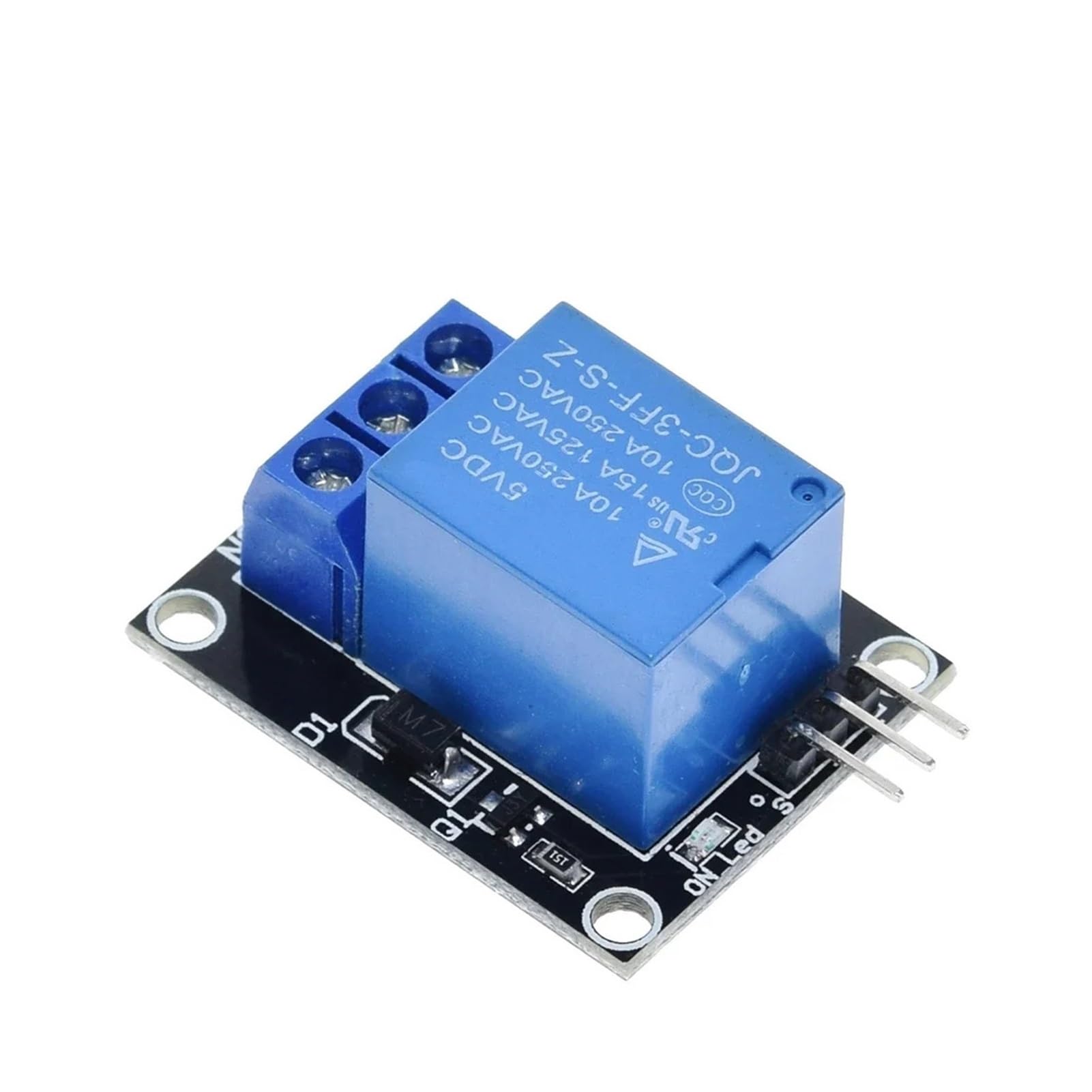 Modulo relè 1/2/5/10 pezzi 5V 1 canale con accoppiatore ottico KY-019 SRD-05VDC-SL-C con contatto NO/NC for controllo apparecchio Ardu+ino(10PCS)