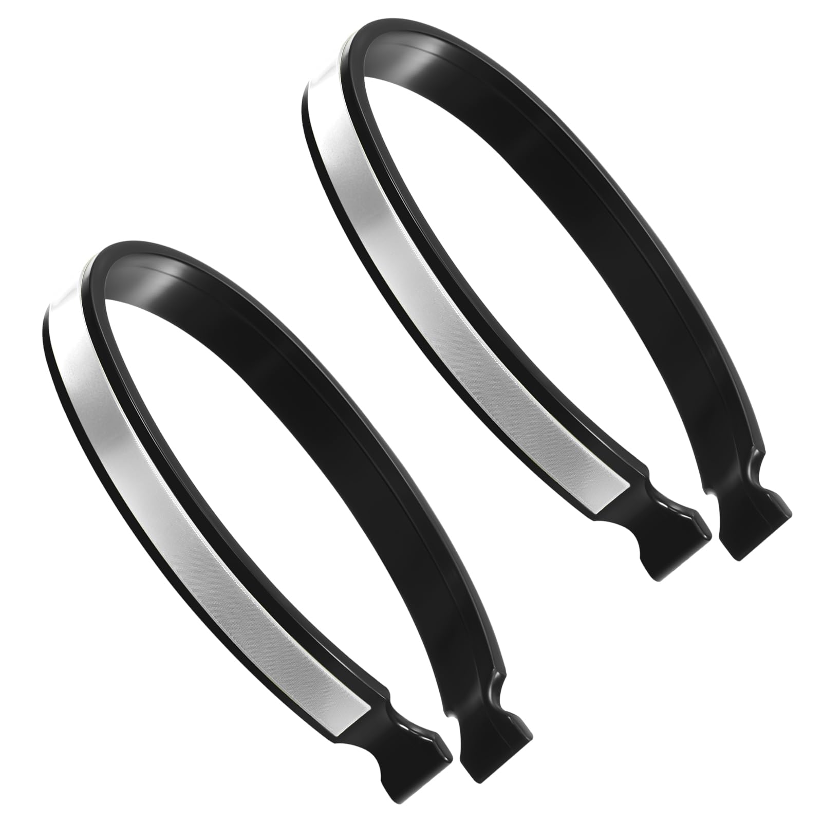 RoxNvm Catarifrangenti Bande, 8 Clip Pantalone, Elastici Per Bicicletta, Fascia Catarifrangente, Bracciale Riflettente Per Giro Notturno