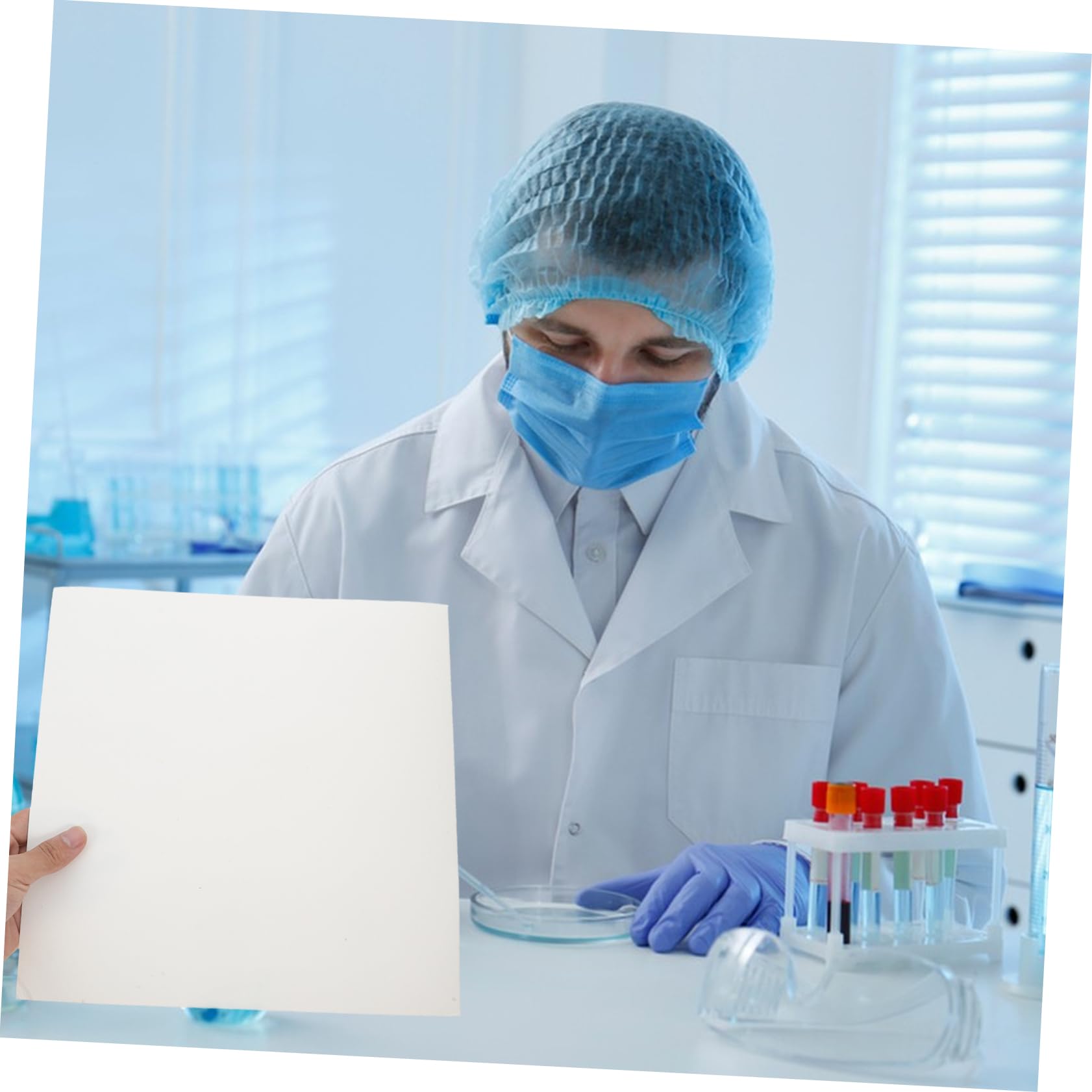 PRETYZOOM 10pezzi Carta Da Filtro Per Esperimenti Laboratorio Carta Da Filtro Da Laboratorio Quantitativa Per Olio Grossolana