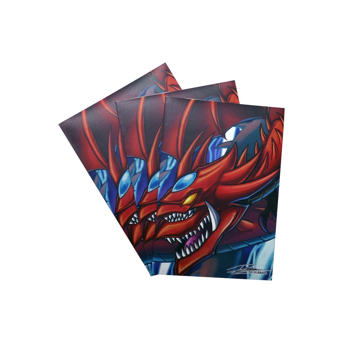 Arkero-G 50 Small Matt - Egyptian God Slifer Sleeves (Matty Card Case)