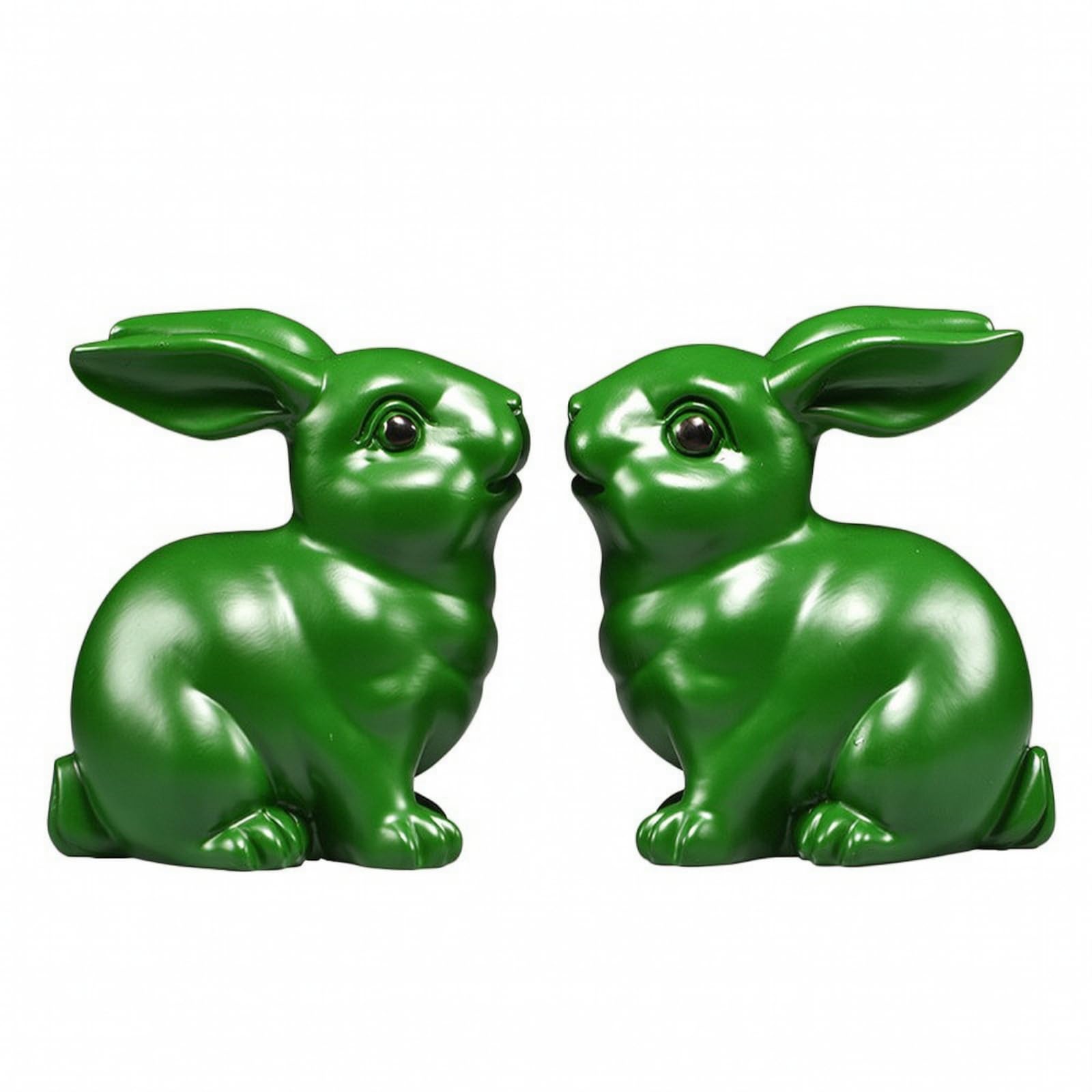 predolo Conejos corativo | Diseño Tradicional Chino, Ornamento, Coleccionable, Estatua, para Recibidor, 30CM
