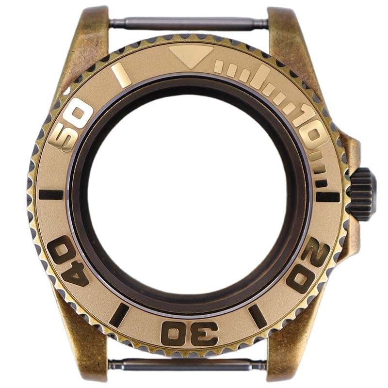40mm Edelstahl Uhrengehäuse mit Geprägte Lünetten Einlage, Passend für Miyota 8215 Werk 28,5mm Zifferblatt, Uhren Modifizierung Kit für Rolex Yacht-Master