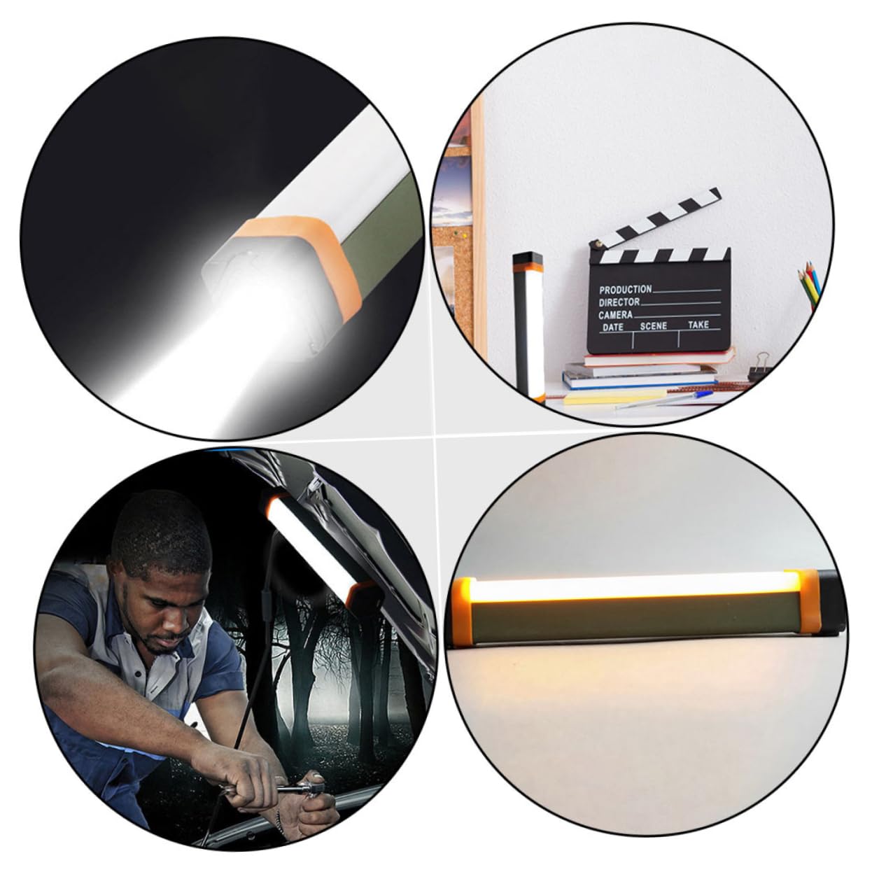 BESPORTBLE 1pieza Lámpara De Camping Recargable Led Portátil Luz De Emergencia Para Exteriores Diseño Multifuncional y Compacto Para Acampar y Actividades Nocturnas