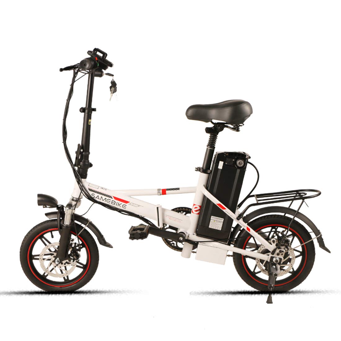 Samebike Electric Bike 48V 10AH Lithium Battery with 350VV Motor Folding Electric Bikes for Adults Lightweight XMZ1214 Standard 2