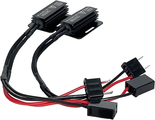 Vista 15 de Adaptador de resistencia de carga LED H4 9003, 50 W, 6 ohmios, decodificador Canbus, reparación de faros delanteros, luz antiniebla, código
