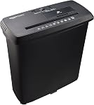 Amazon Basics Déchiqueteuse de papier pour la maison et le bureau, 8-Sheet Découpe, CD/ Carte de crédit Shredder, 3.4 Coffret de déchets Gallon , Noir