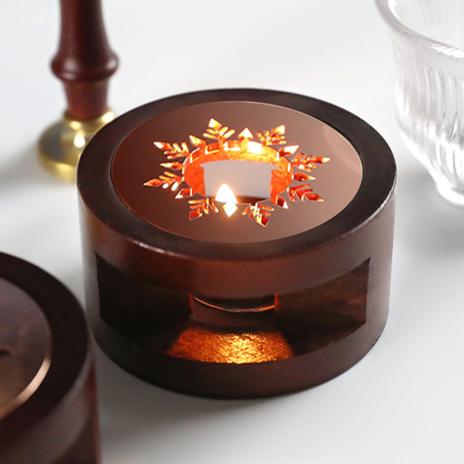 Kit Ceralacca Per Sigilli | 100 Perle Ottagonali + Candela + Cucchiaio | Per Lettere, Inviti E Calligrafia - Foto 13