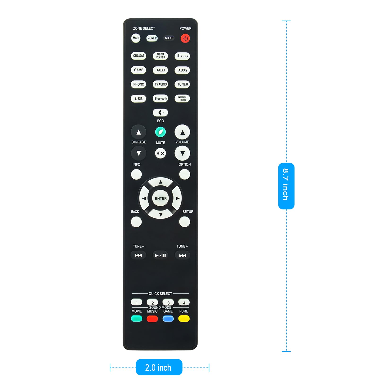 Amazon.com: RC-1244 Replacement Remote Control Applicable for