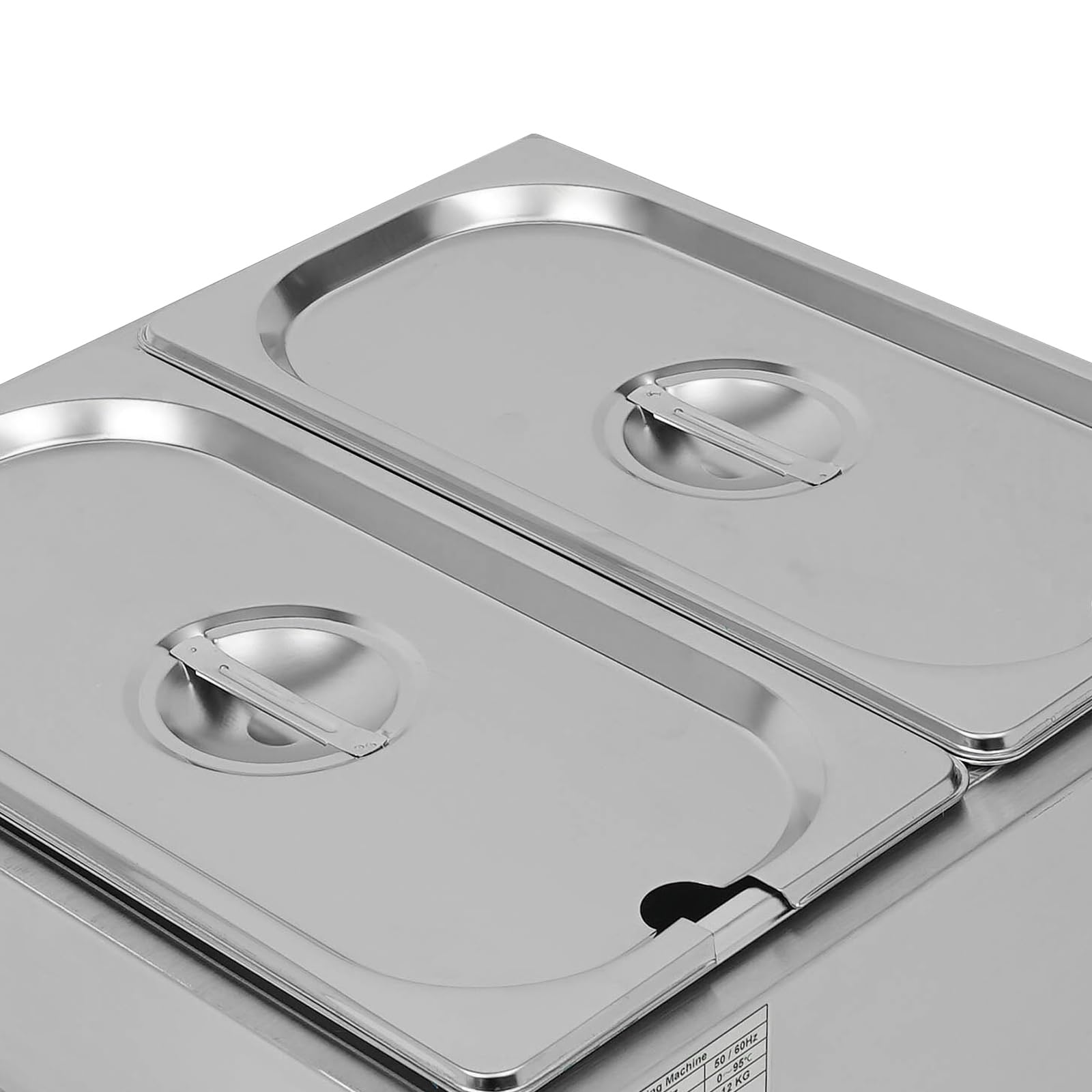 Chocolate Melting Machine, 26.46lbs 2 Tanks Chocolate Melting Pot, 500W Stainless Steel Tabletop Melting Machine with Temperature Range 32-203°F for Bakery Coffee Shop DIY Chocolate Making - 5