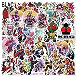 50枚 for仮面ライダー ステッカー アニメfor仮面ライダー シール おしゃれ 防水アウトドアブランドステッカー スノーボード スーツケース ギター 車 自転車 水筒 スケートボード バイク ヘルメット パソコン手帳ステッカー