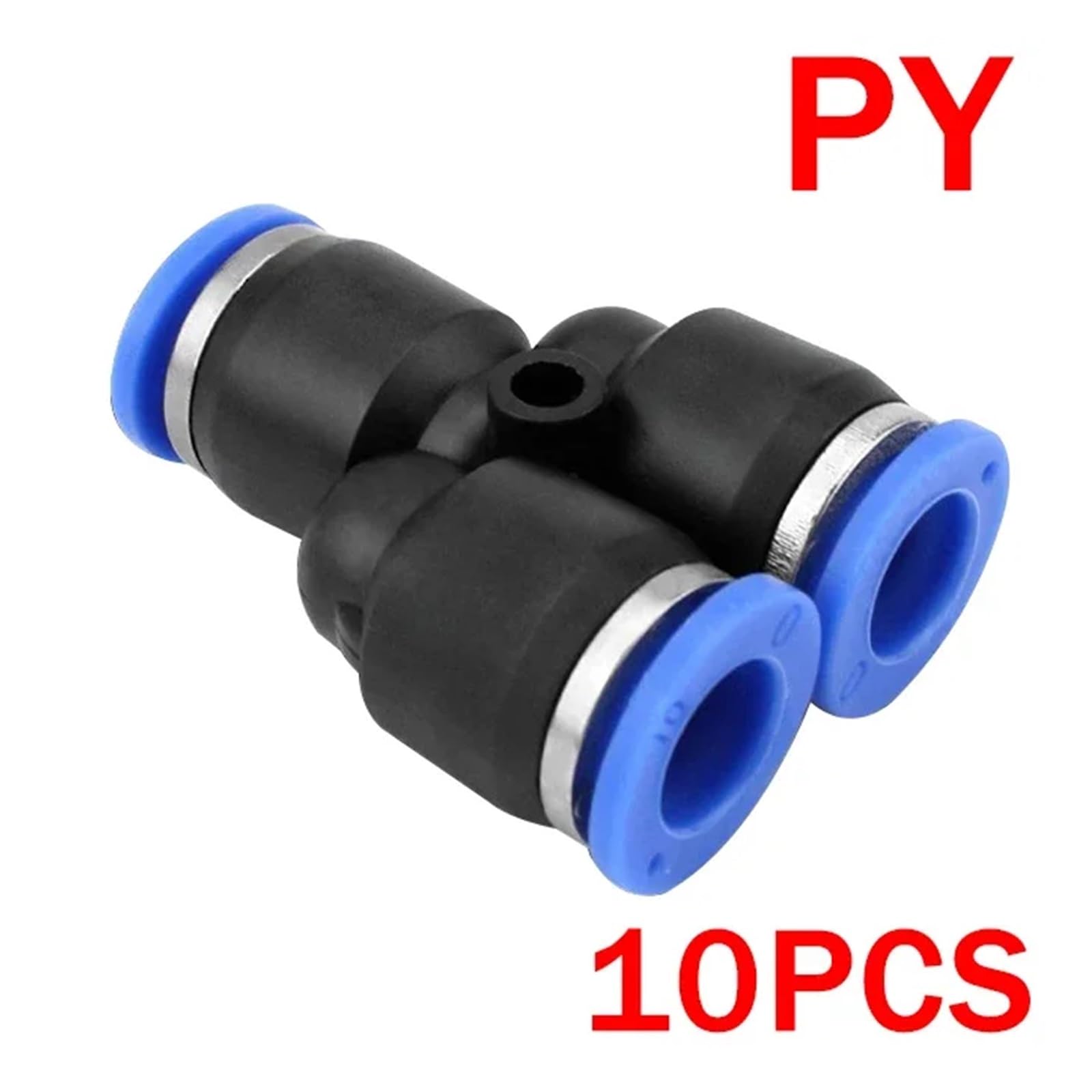 Złączka pneumatyczna 5/10 szt. Złączki pneumatyczne Szybkozłącze Węże powietrzne Złącza plastikowe 4 mm 6 mm 8 mm 10 mm 12 mm złącze do węża (PY(10 szt.), 6 mm)