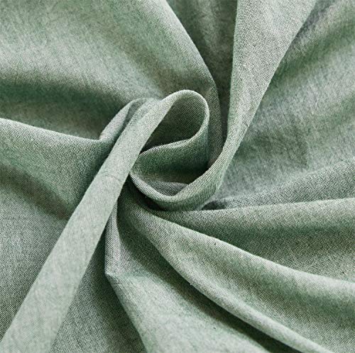 image for SORMAG 100% Washed Cotton Duvet Cover 3 Piece, Comforter Cover King Si