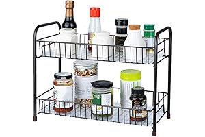 Bronze Standing Spice Rack Holder