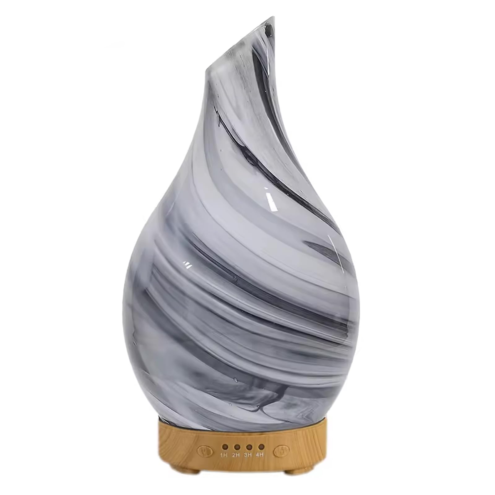 Difusor de aceites esenciales Guest Care 100 ml, difusor de perfume de ambiente, de cristal, silencioso, aromaterapia, difusor con 7 luces de colores, humidificador, difusor de aromas
