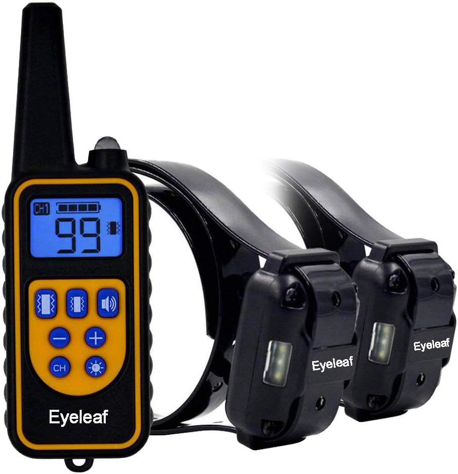 Eyeleaf Dog Training Collar for 2 dogs, Vibrating Dog Collar with