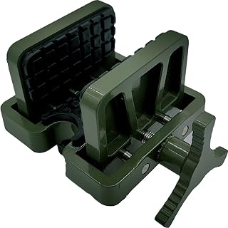 Lightweight Construction and Universal Clamp for Hunting, Shooting and Outdoors, Black/OD Green - EBODSJR