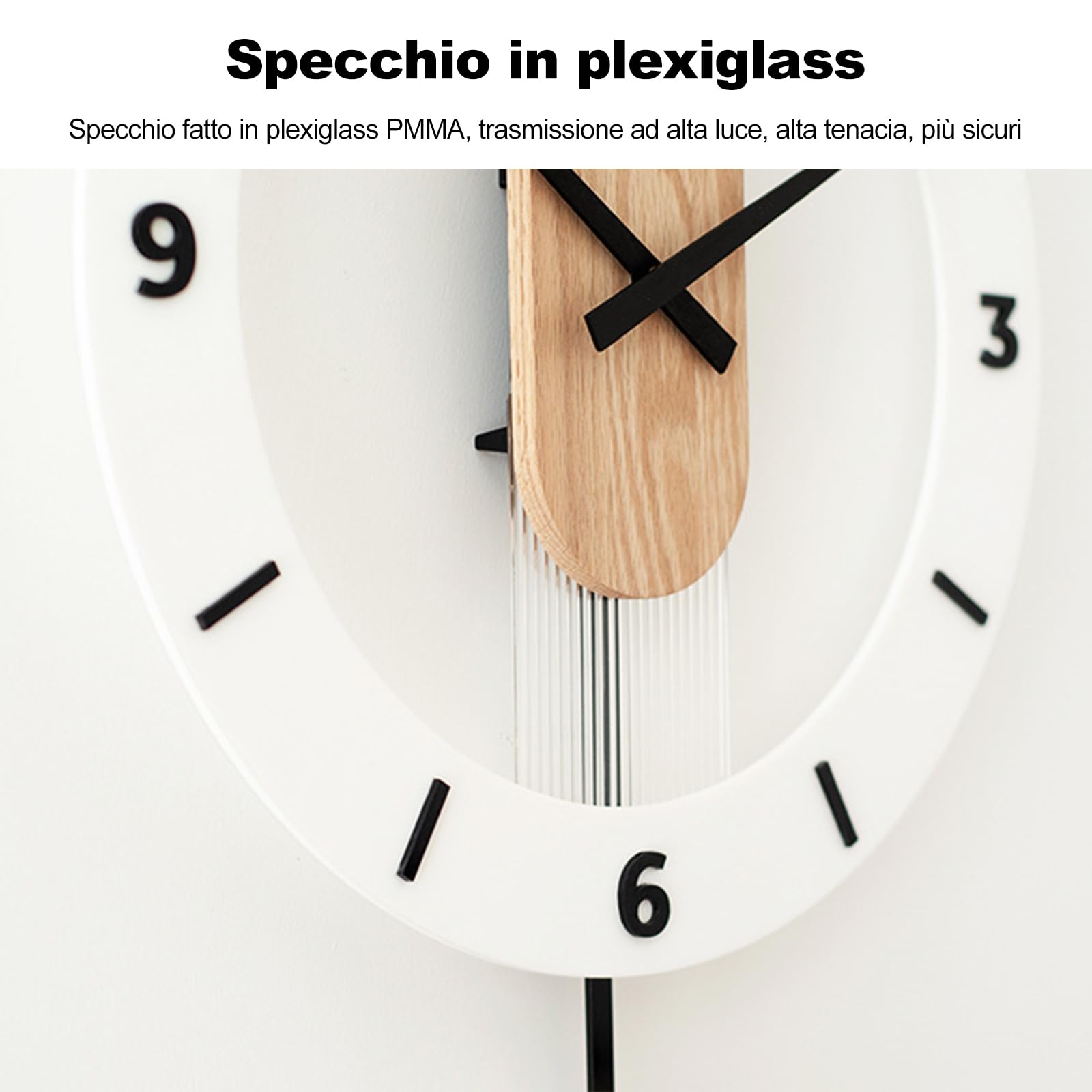 Ergocar Decorazione Per La Casa Orologio Iin Metallo Assalto Semplice Cucina Decorativa Cronometro Silenzioso Orologio In Metallo Moderno è Adatto Per Soggiorno, Ufficio,Cucina