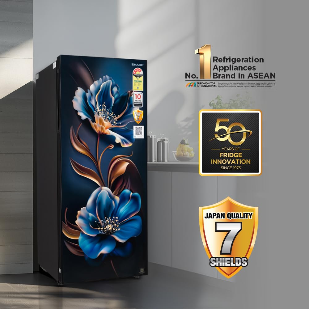 SHARP 190 L 4 Star AG Shield Direct Cool Single Door Refrigerator