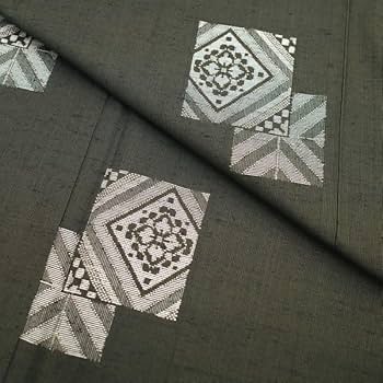 Amazon.co.jp: 本場奄美大島紬 本場大島紬 着物 愛加那絣 牧絹