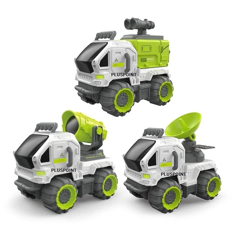 Image of ToyBharat Space Ship Car is a friction-powered toy with a futuristic design. Battery-free and durable, it offers exciting movement and imaginative fun for kids aged 1 to 6 who love space and vehicles.