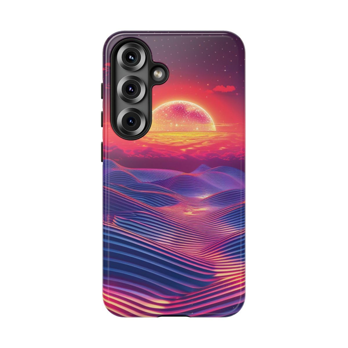 Coque Galaxy S25 Vivid Sunset Waves pour sublimer vos soirées - 5