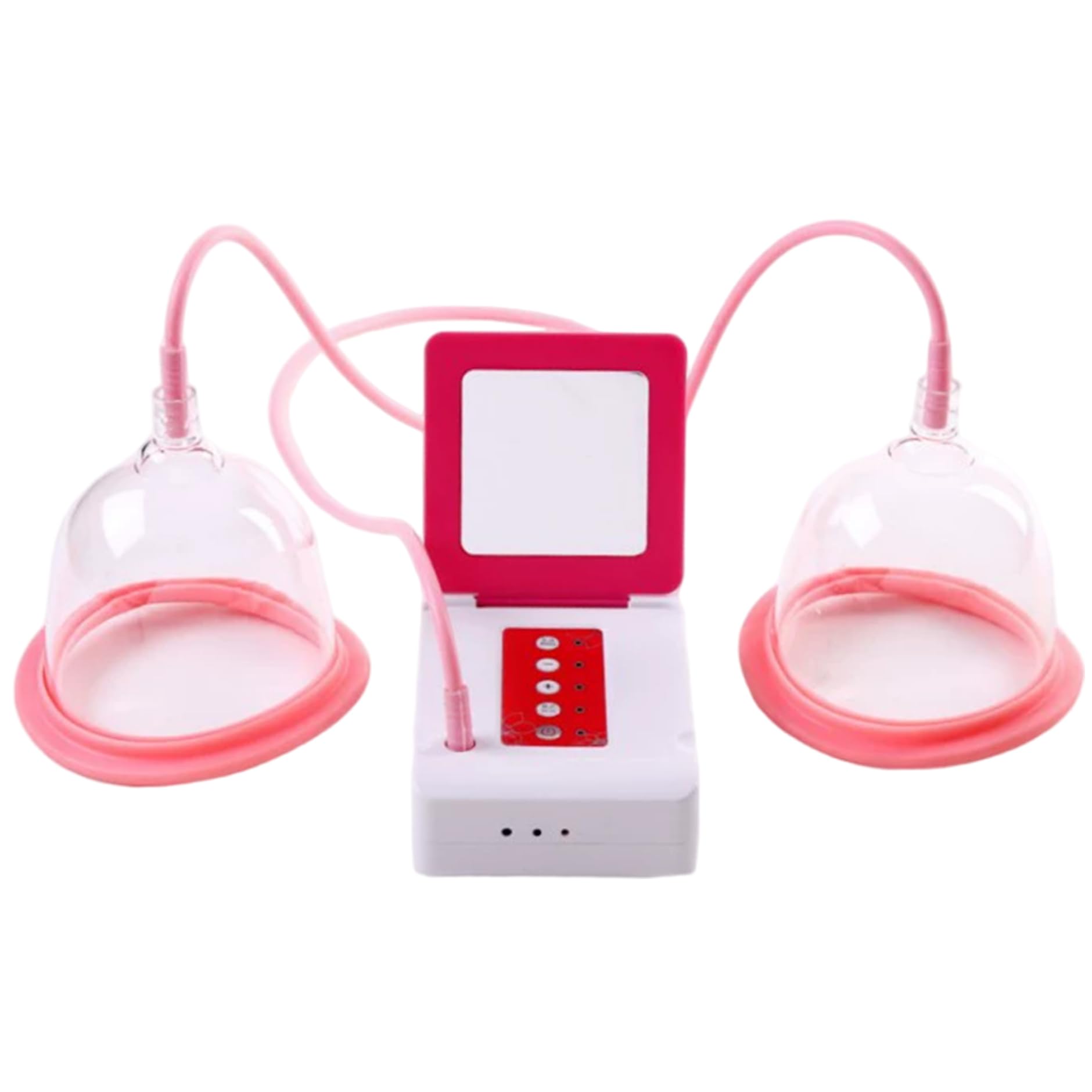 1 ensemble de masseur de sein, machine électrique d'amélioration du sein anti-affaissement avec 2 modes, appareil soin massage poitrine à domicile respectueux la peau, D..