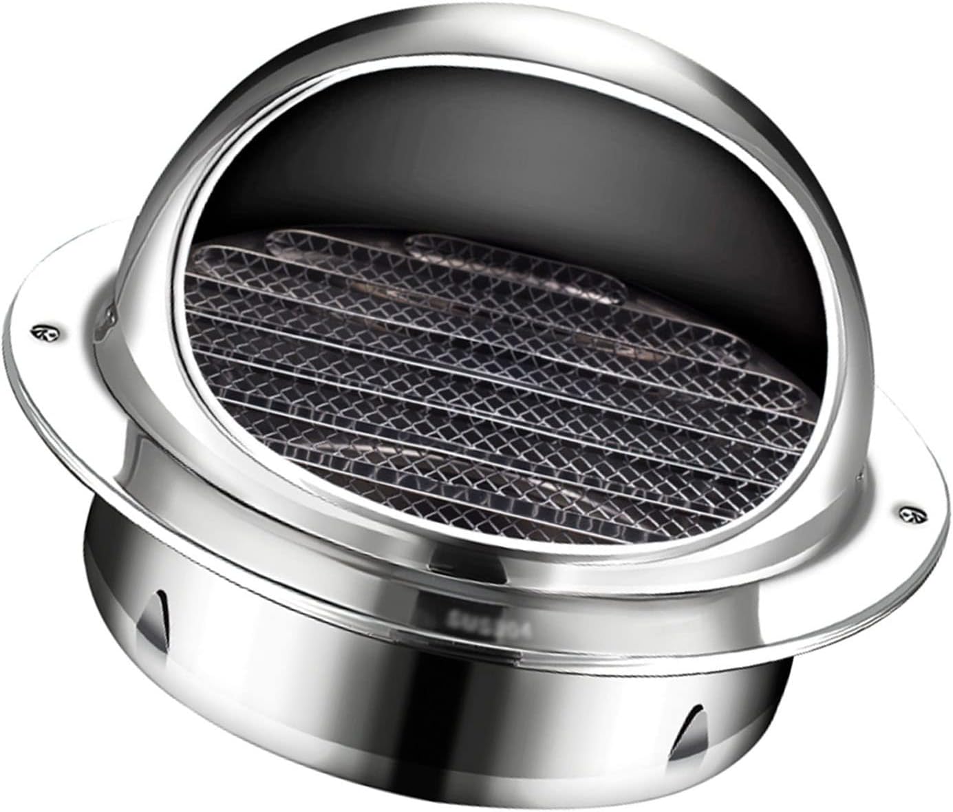 WORDFUN Stainless Steel Air Outlet Vents, Dryer Vent Cover, Spherical Air Valve Grill Cover, Louver Grille Cover, Vent Replacement Hood, Exhaust Vent, Round Soffit Vents (Size : 160mm/6.3in)