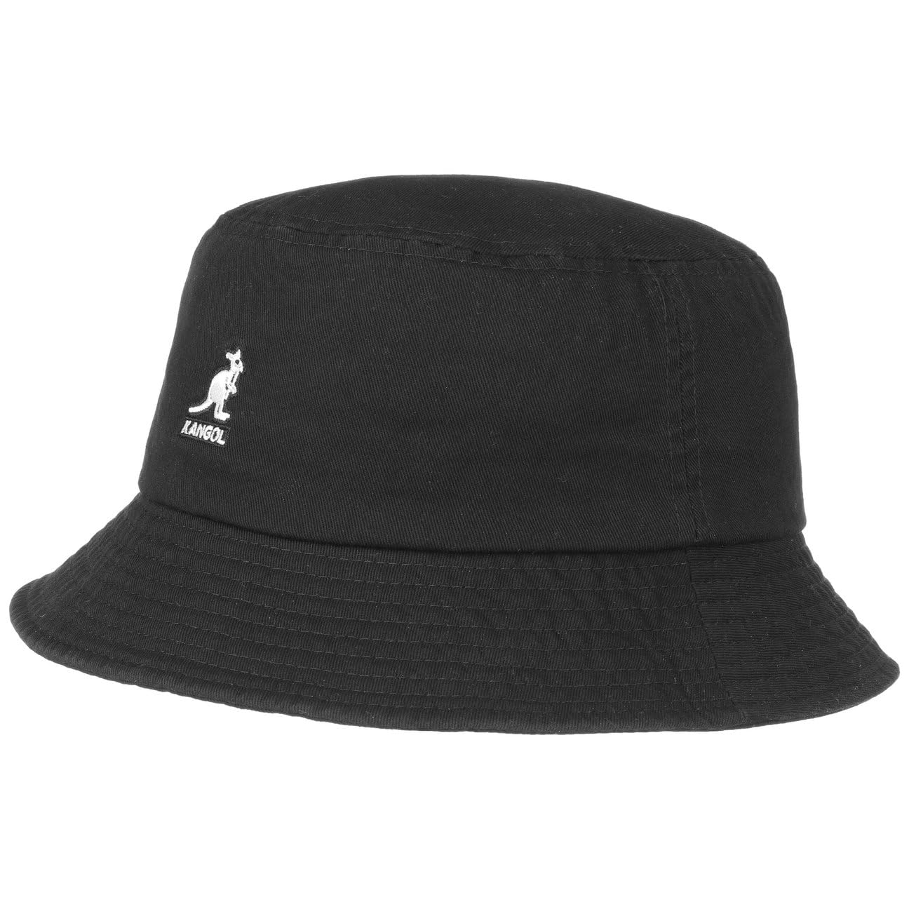 Kangol Washed Bucket Hat by Women/Men - Beach Summer Fisher´s Spring-Summer - L (58-59 cm) Black