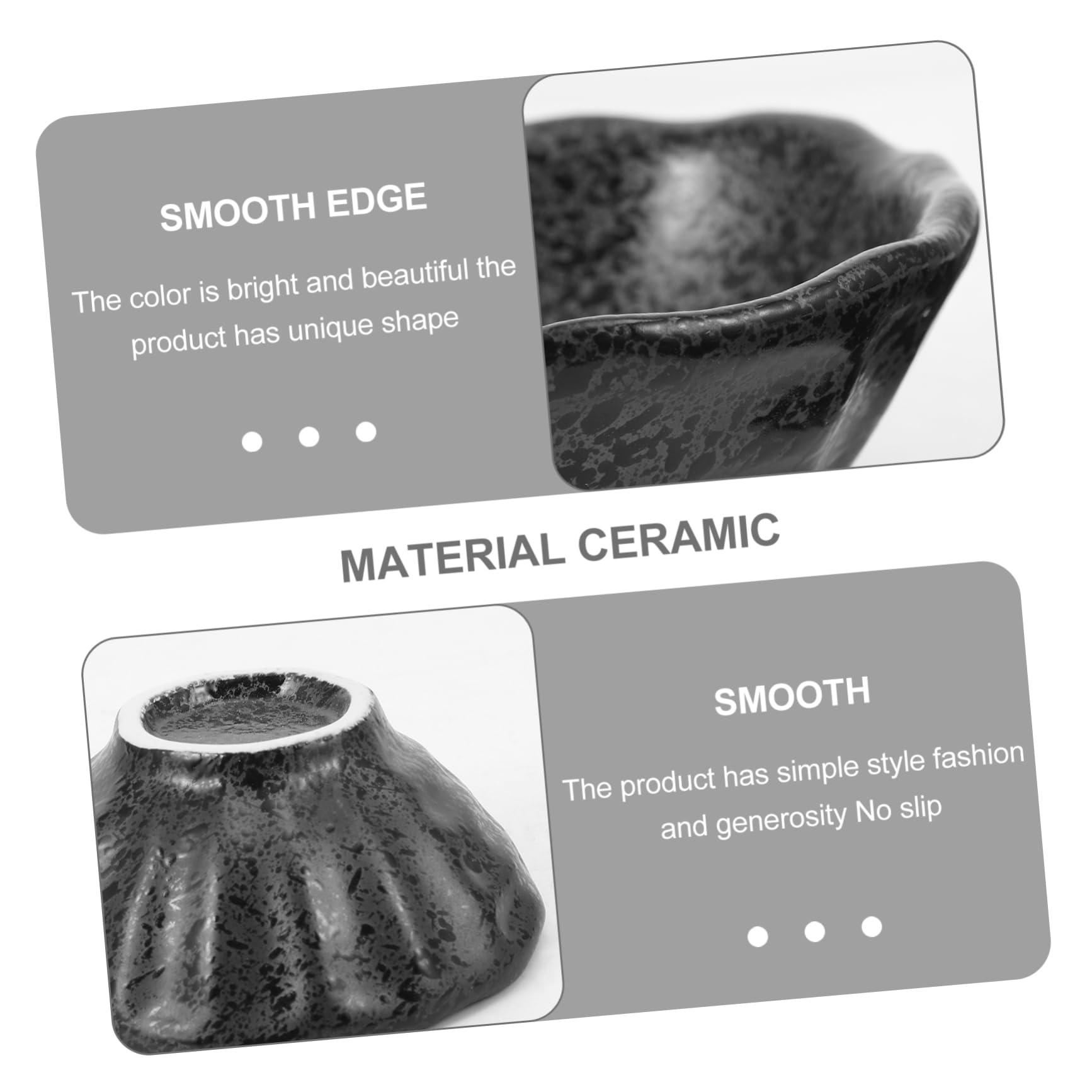 Ciieeo 1Pc Ceramic Seasoning Dish Stylish Japanese Design Unique Shape Serving Plate for Sauces Appetizers for Side Dishes Condiments Tableware for Everyday Use