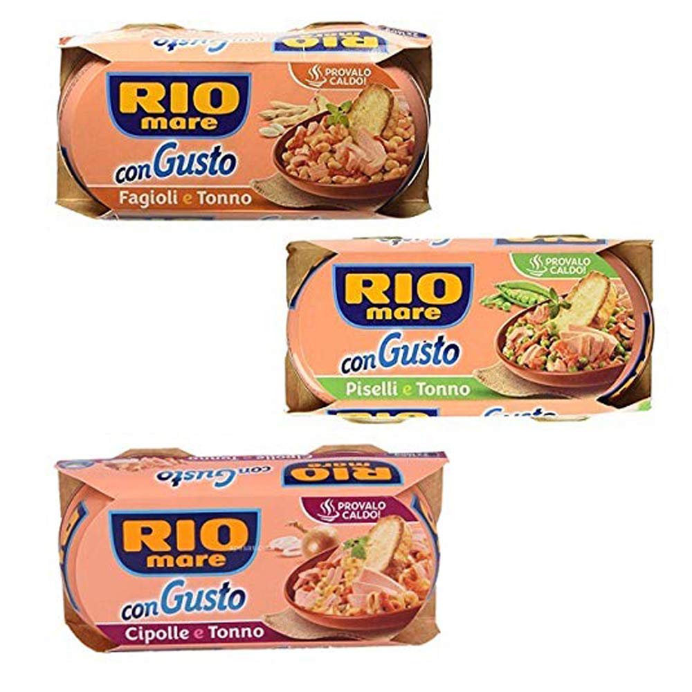 TESTPAKET 18 Rio Mare con gusto fertiggerichte Thunfisch Instant food (18 x 160g )