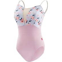 Teen Girls Women Floral Print Leotards for Ballet, Dance, Aerial Yoga, Swim