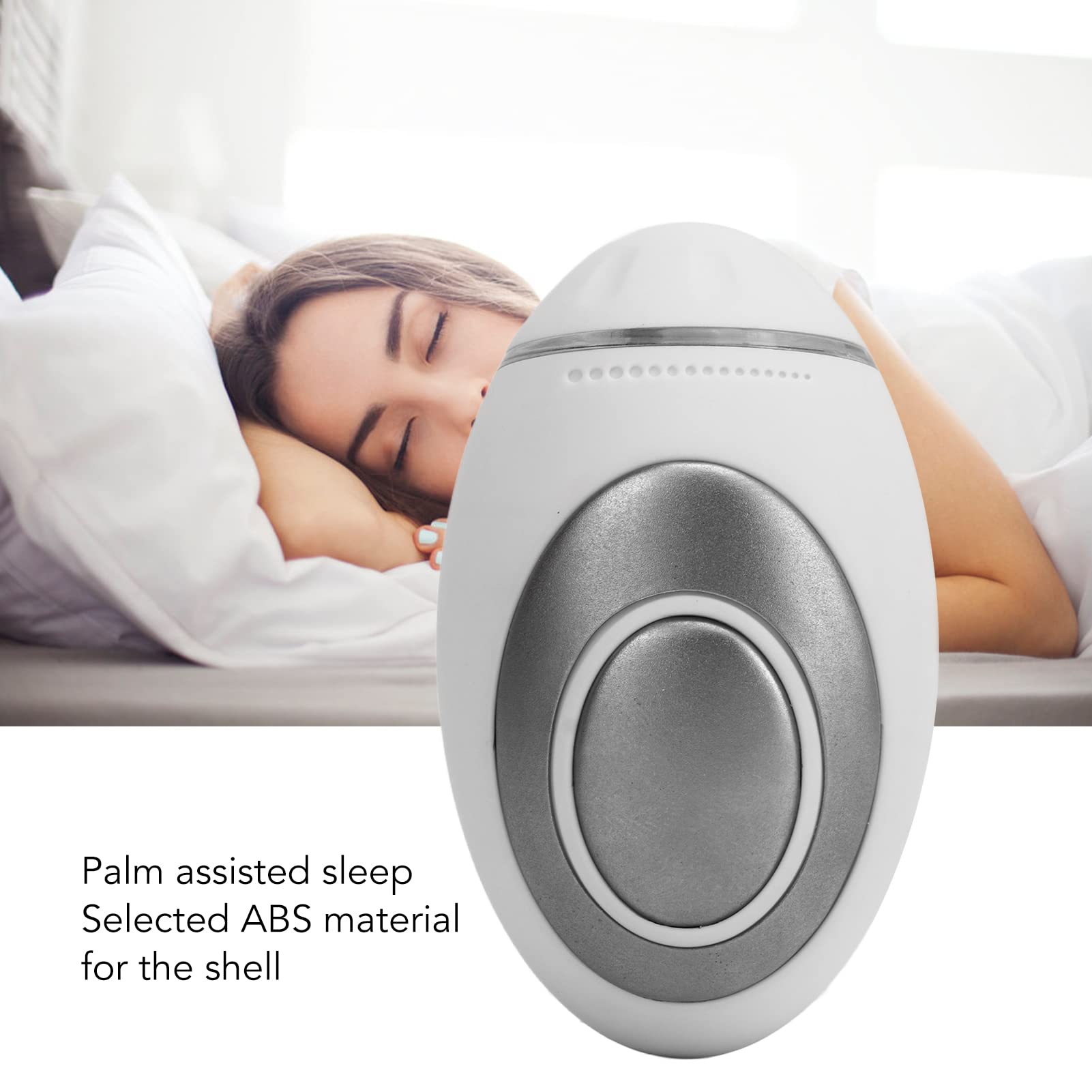 Cosiki Intelligentes Schlafinstrument, USB-Aufladung, Druckentlastungs-Schlafgerät für das Büro (Weiss)