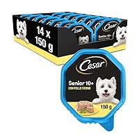 Cesar Cibo per Cani Bagnato Fodera con Pollo e Riso