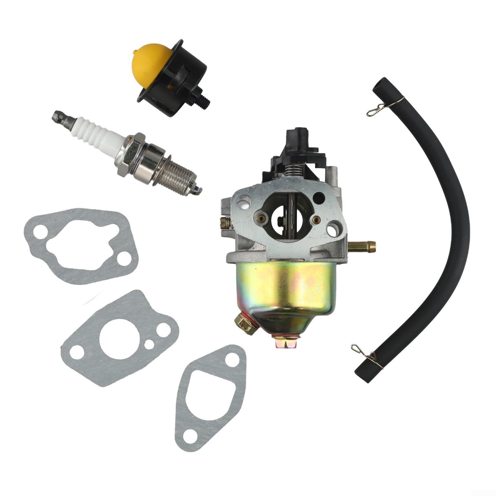 Carburetor Kit For GC-PM 46/1 S 51/2 S HW HBM 46 R Lawn Mower Motor Replacement Spares Maintenance Fix With Seals Line for primer Metal
