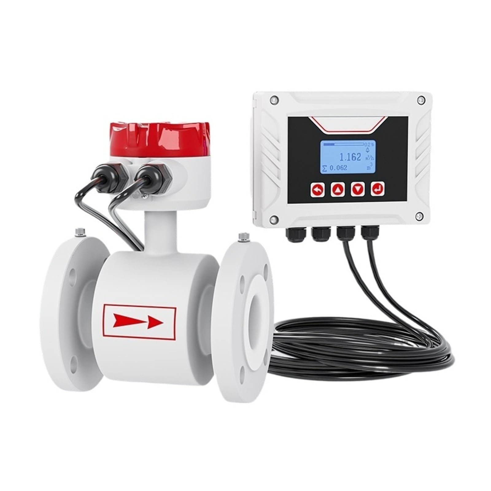 PXQCHAVLN Integral Split electromagnetic Flow Meter Pipeline dn200/300/600 Digital Liquid(DN150)