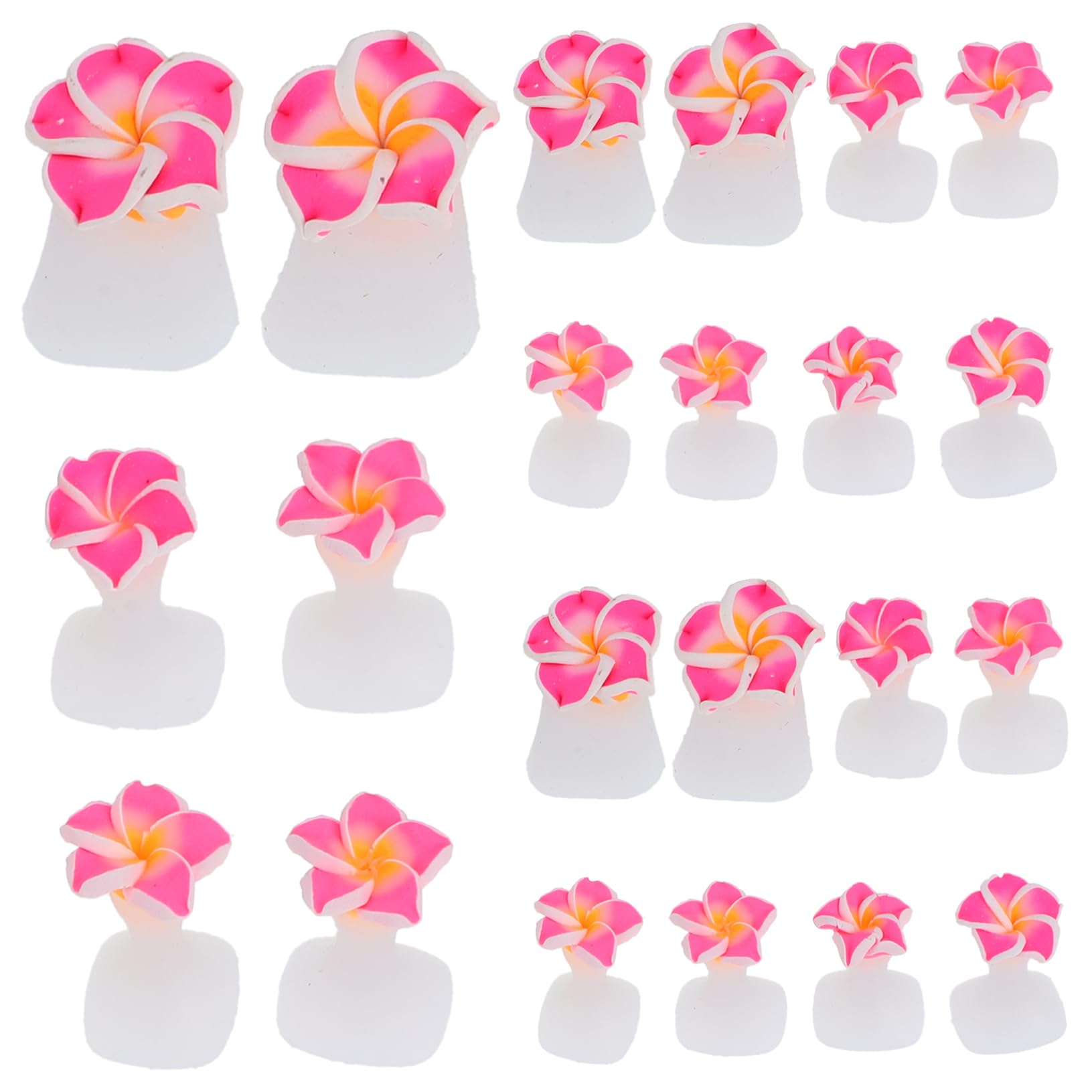 Healeved 12sets Separatori Per Dita Dei Piedi Silicone Da Accessori Per Manicure Art Facili Da Pulire e Confortevoli Per Trattamenti Estetici e Pedicure Professionali