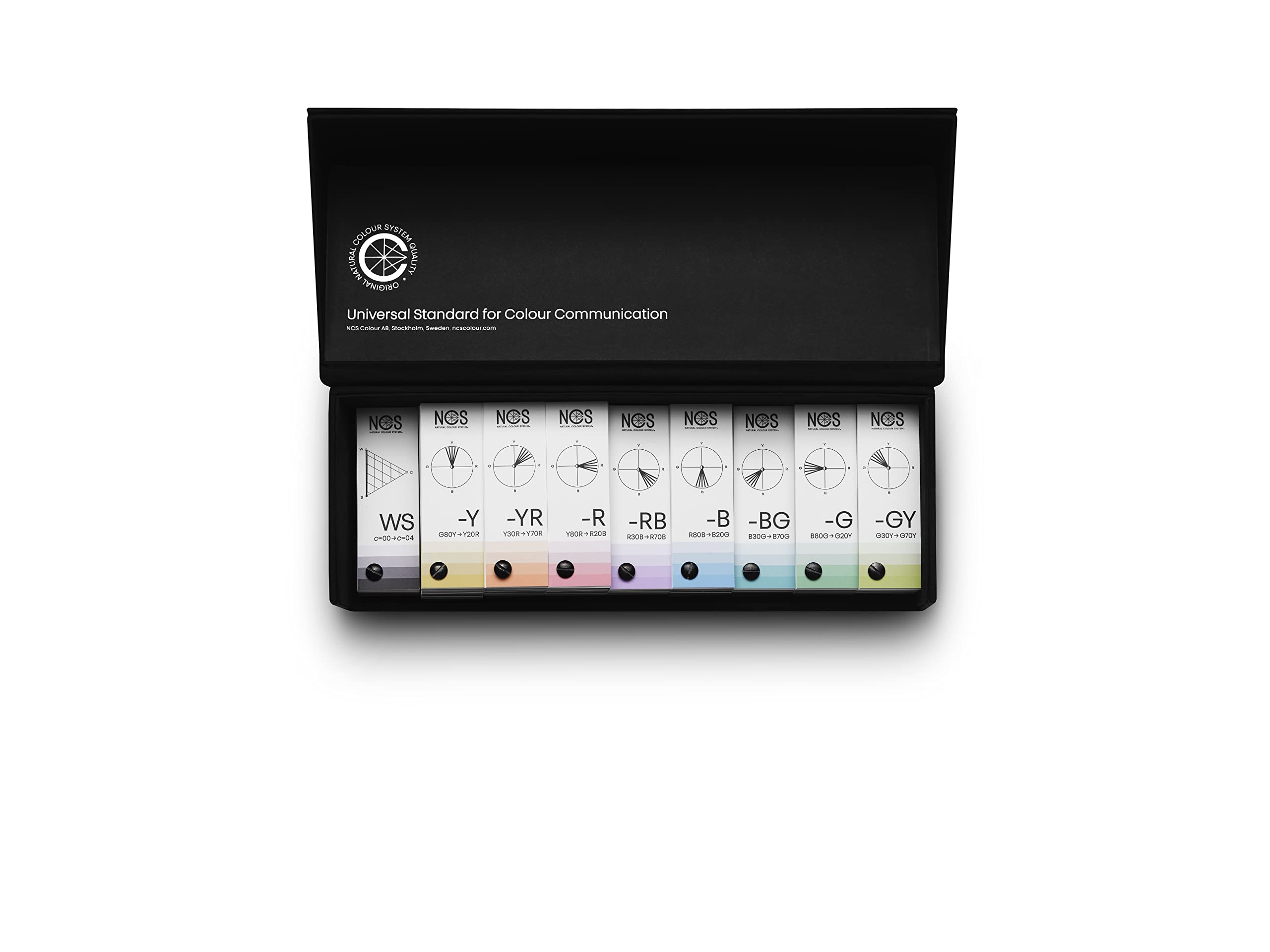 Bloc NCS-Block Colortton 2050 – Palette de couleurs standard NCS 2050, 2,7 kg, 38 x 14,5 x 10 cm