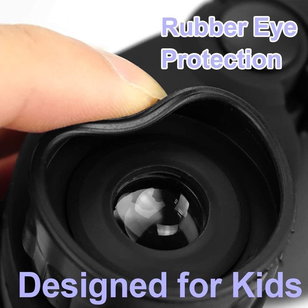 Binoculars for Kids,4-9 Year Girls Outdoor Toys,Festival Gifts for 5-10 Year Old Girls Boys to Theater or Opera(Pink)