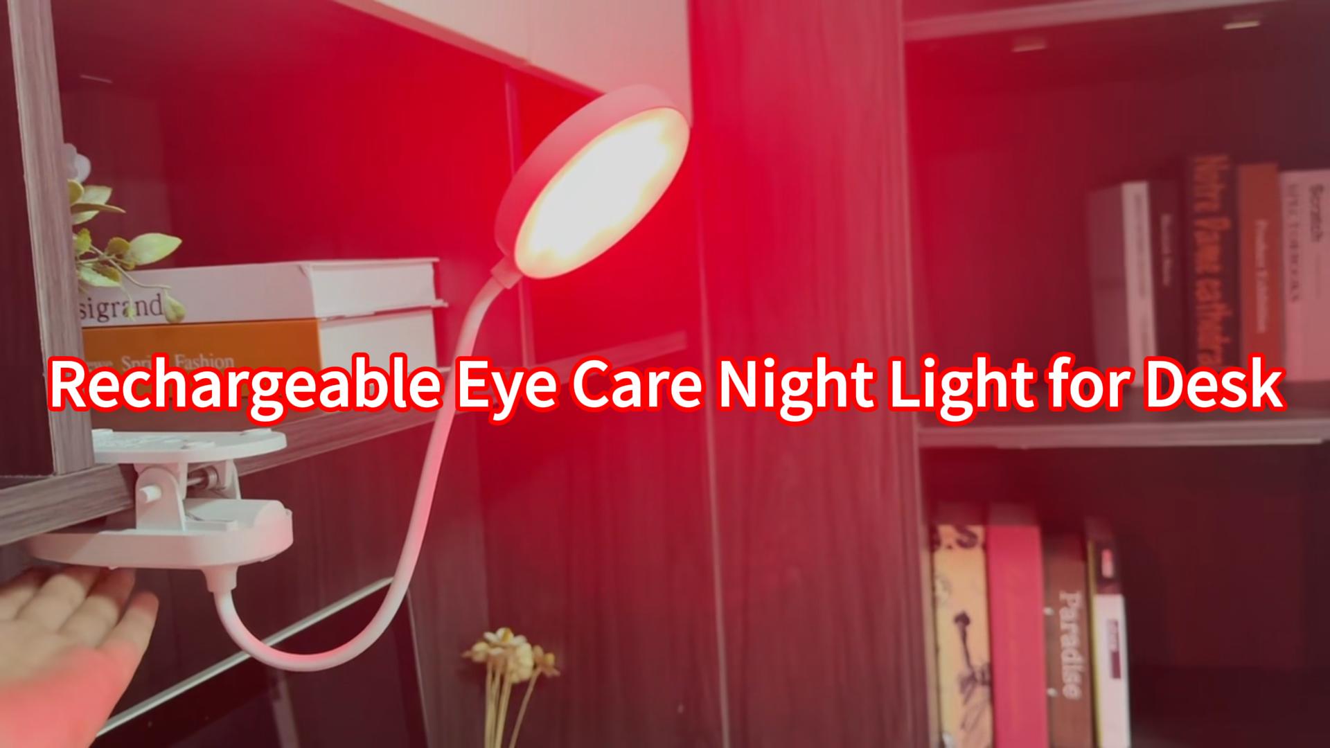 Image of Diomart Red Book Light, Rechargeable Clip On 625nm LED Light for Reading