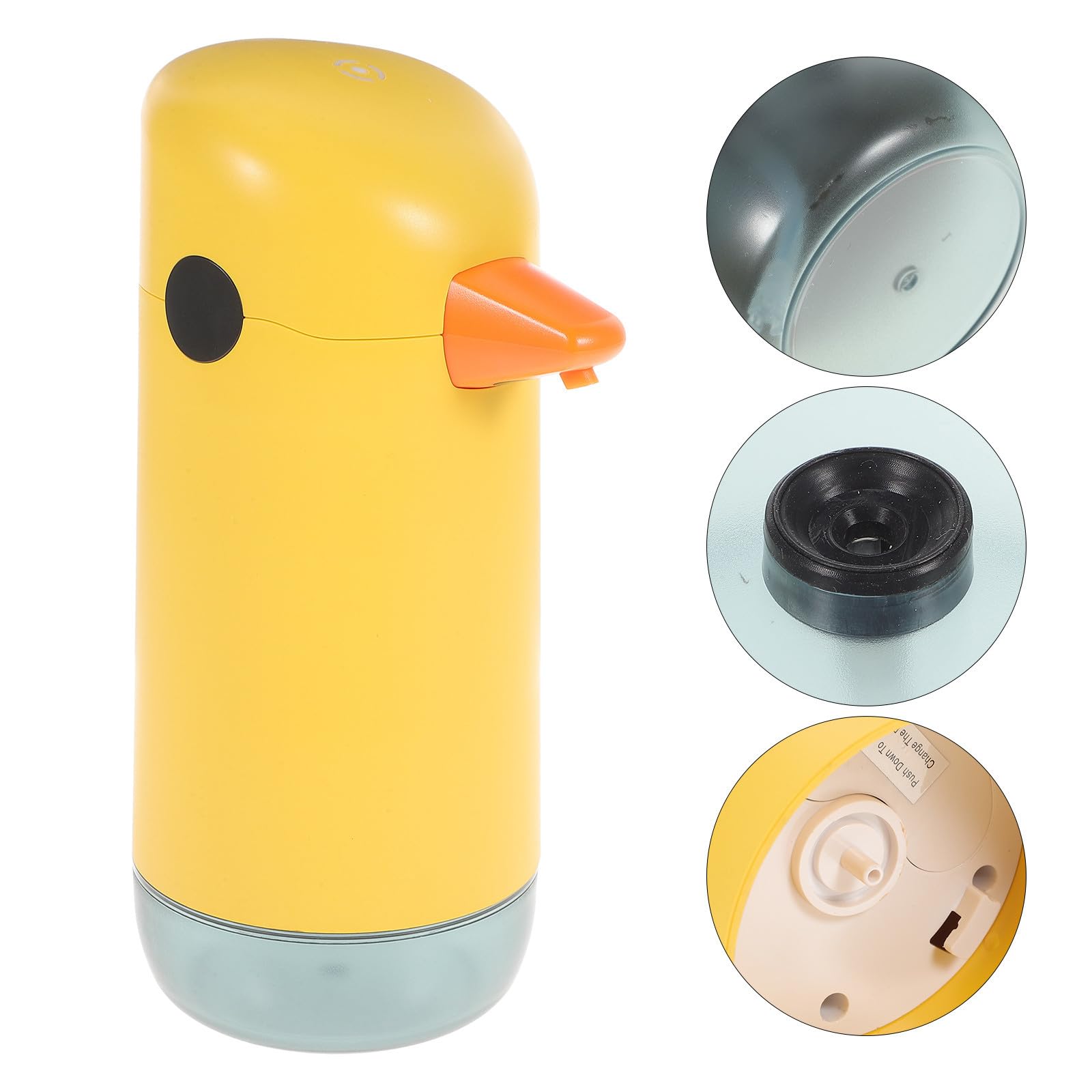 STOBAZA Dispensador Automático de Jabón Espumoso sin Contacto, Diseño Animal de Dinosaurio, Capacidad 220ml, Resistente al Agua Ipx6, Adecuado para Cocina y Restaurante