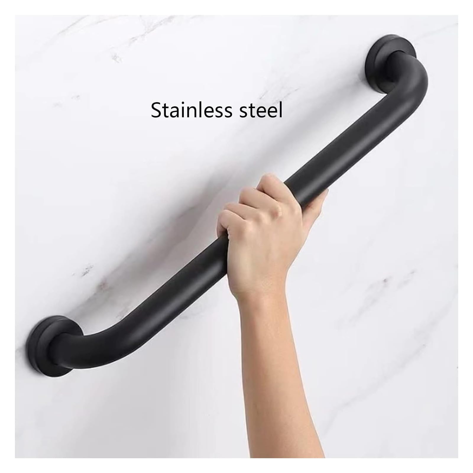 Wanny Grab Bar Poręcze Antypoślizgowe Prysznic Łazienka Uchwyt Bezpieczeństwa Uchwyt Do Montażu Na Ścianie Toaleta Balans Bar Wanna Poręcz dla Starszych Seniorów (60 cm/24 cale)