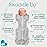 Love to Dream Swaddle UP, Baby Sleep Sack, Self-Soothing Swaddles for Newborns, Get Longer Sleep, Snug Fit Helps Calm Startle Reflex, New Born Essentials for Baby, 1.0 TOG, 5-8.5 lbs, Rainbow Dream