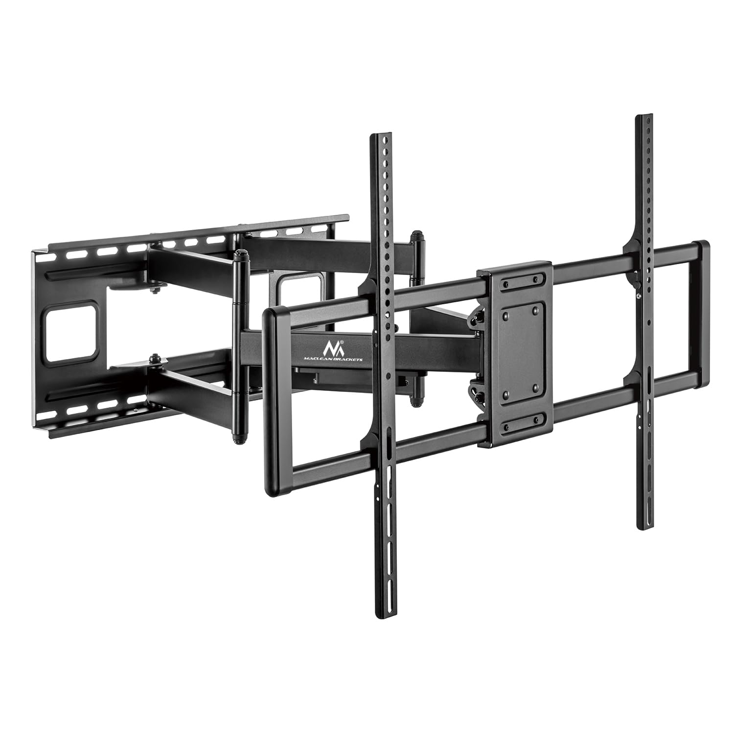 Maclean MC-482 TV Wandhalterung für 60-120" Flach & Curved Fernseher bis zu 120kg Max. VESA 900x600 Schwenkbar, Neigbar und Drehbar, Universal TV Halterung