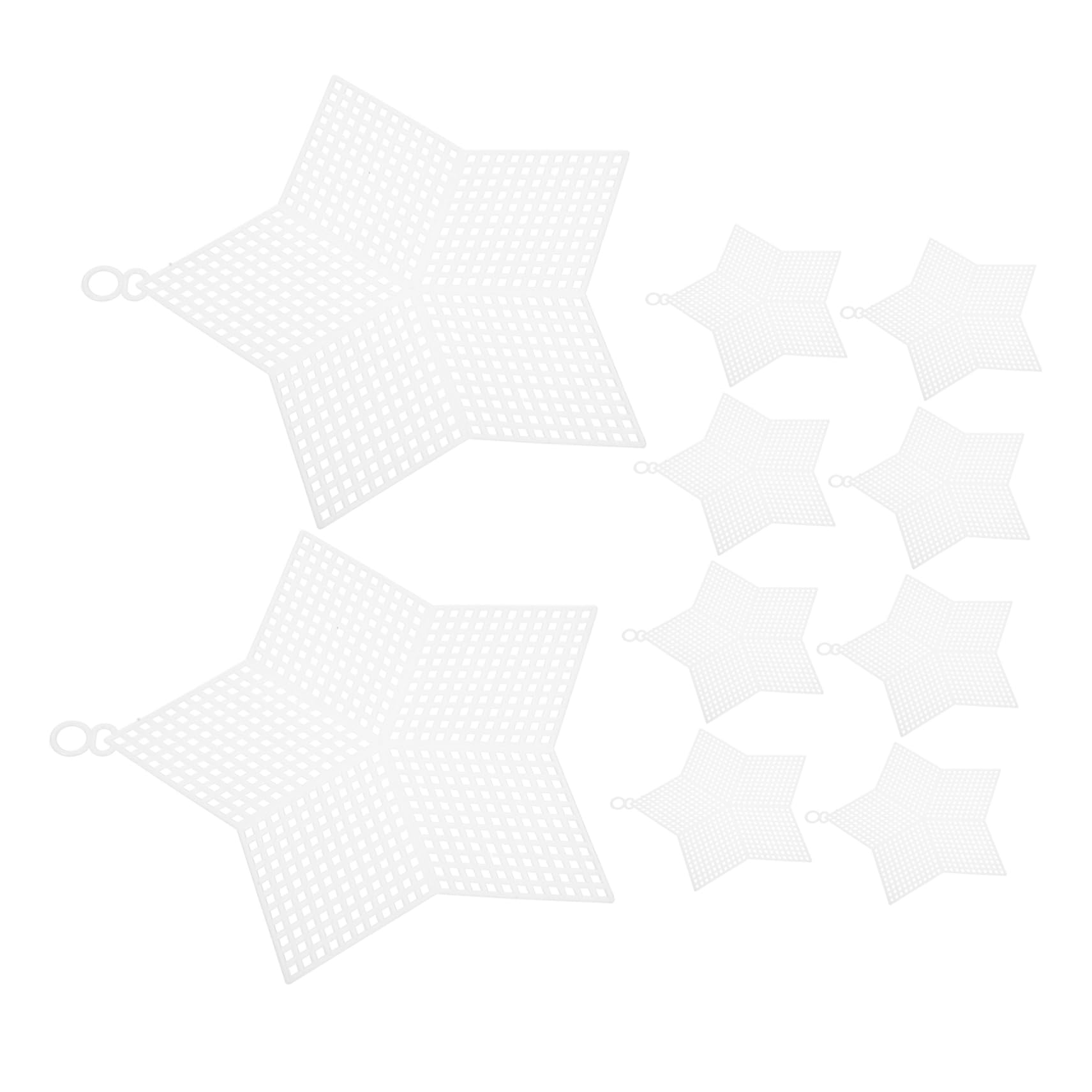 Hohopeti 10Pcs Plastic Mesh for Crafting DIY Bag Making Suitable for Embroidery Cross Stitch and Decorations Durable Plastic for All Skill Levels