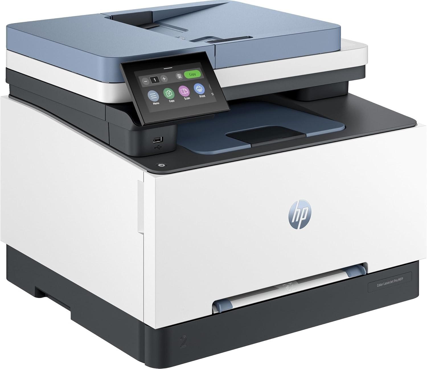 HP Color LaserJet Pro 3302sdw, 499Q6F, Imprimante Multifonction A4, Impression Recto Verso Automatique, 25ppm N/B et Couleur, USB, Ethernet, Wi-FI, Copie, Numérisation, ADF 50 Feuilles, Smart, Bleu